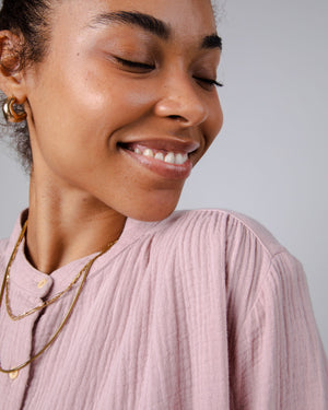 Bubble Mao Blouse Rose