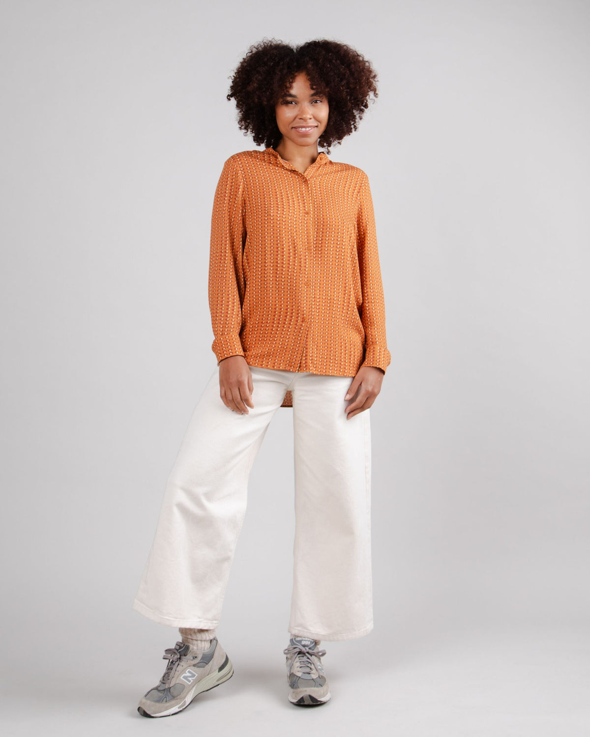 Eyes Mao Regular Blouse Spices