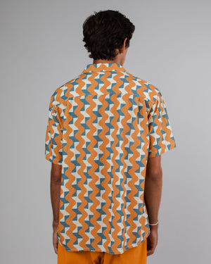 Big Tiles Aloha Shirt Topaz
