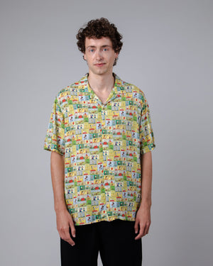 Peanuts Comic Aloha Shirt Sunshine