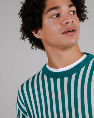 Stairs Crew Neck Sweater Ocean