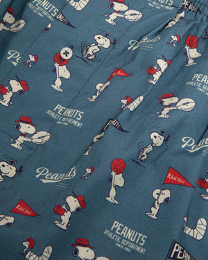 Peanuts Athletic Boxer Blue