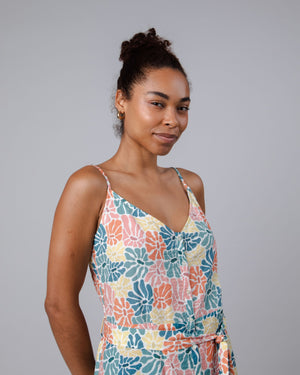 Spring Strap Long Dress Offwhite